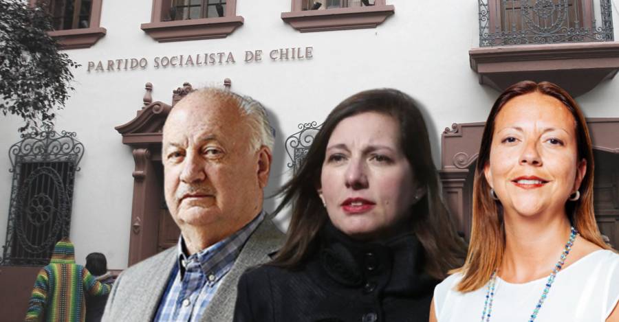 Guillermo Teillier, Paulina Vodanovic, Natalia Piergentili. 