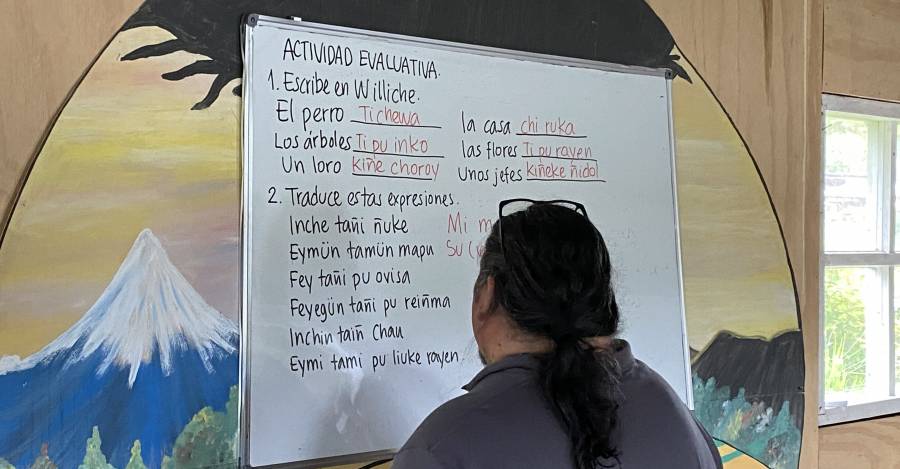 Kimelfe Hugo Antipani, uno de los últimos hablantes de willichedungun