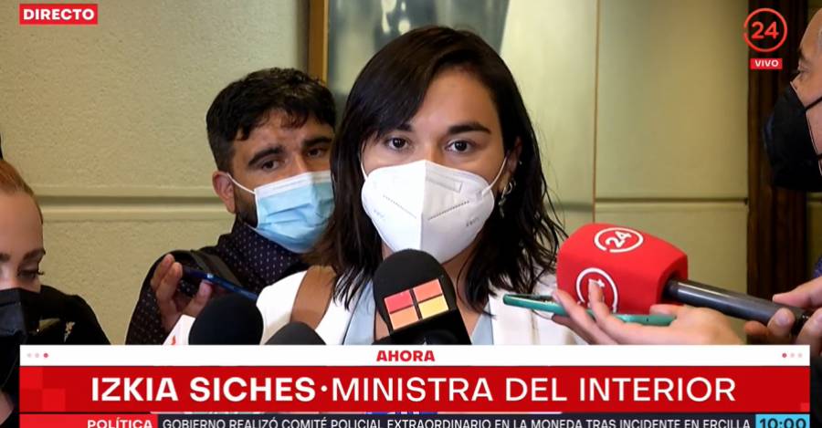 Ministra Izkia Siches en el Congreso
