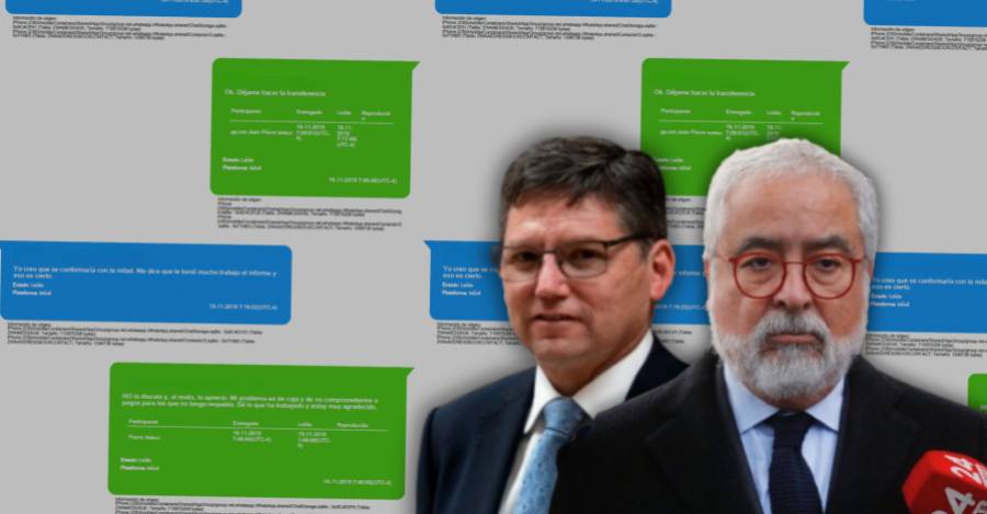 Jean Pierre Matus y Luis Hermosilla.