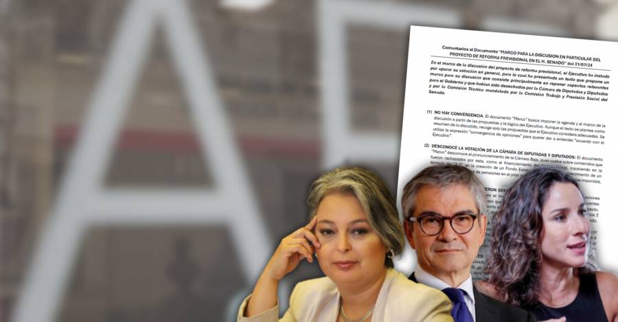 Jeannette Jara, Mario Marcel y Paulina Yazigi.