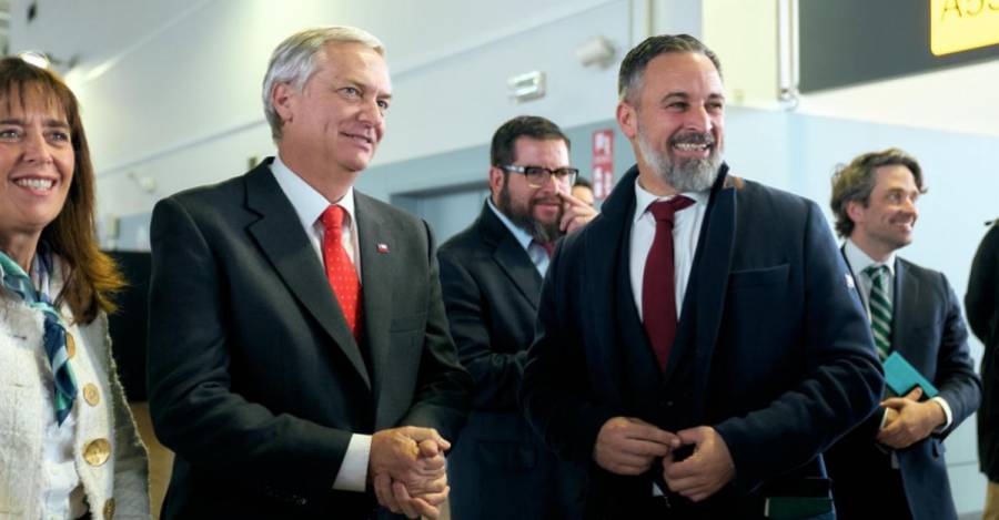 José Antonio Kast y Santiago Abascal. Foto VOX