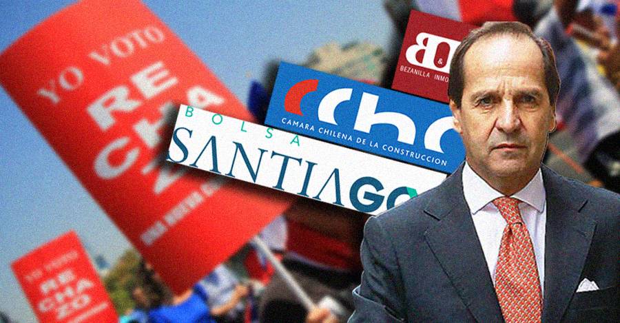 Juan Andrés Camus aportó $9 millones al Rechazo