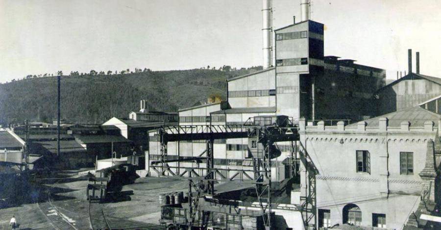 La azucarera CRAV en 1942.