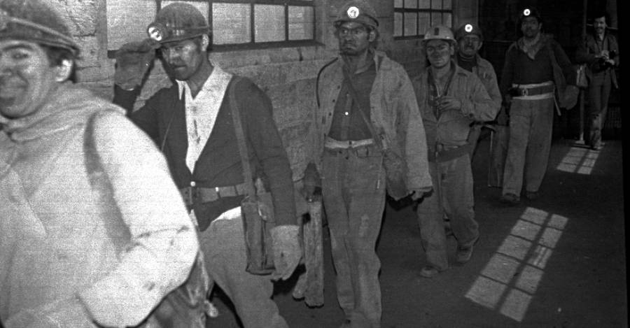 La dura faena de los mineros del carbón.