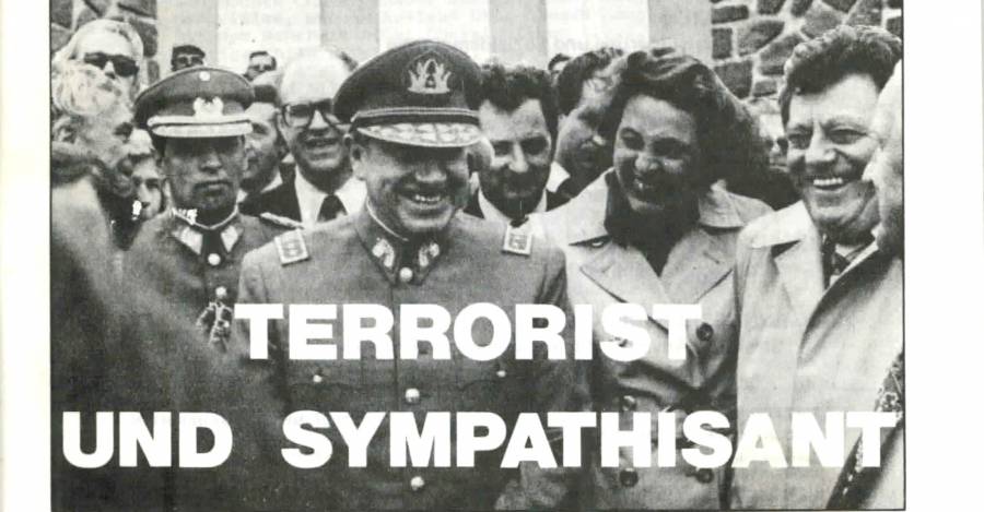 Augusto Pinochet y Franz-Josef Strauß.