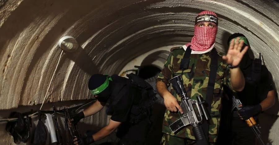 Los túneles de Hamás en Gaza.