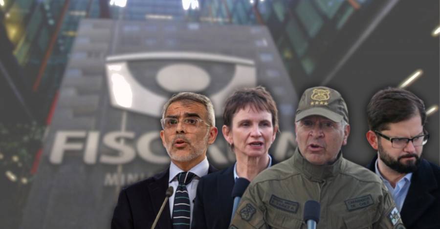 Luis Cordero, Carolina Tohá, Ricardo Yáñez y Gabriel Boric.