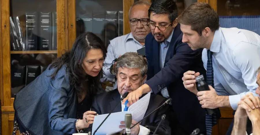 Macarena Lobos y Juan Antonio Coloma.