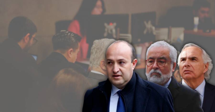 Manuel Guerra, Luis Hermosilla y Andrés Chadwick.