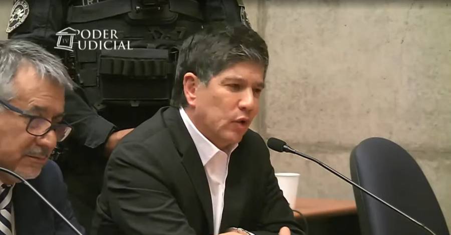 Manuel Monsalve durante audiencia de formalización.