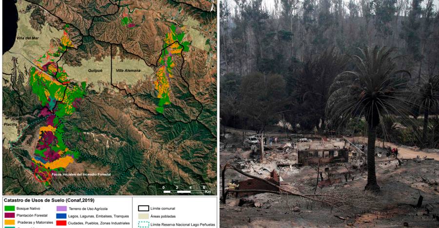 Mapa Terram y Jardín Botánico. (Foto: J. Torres/AFP).