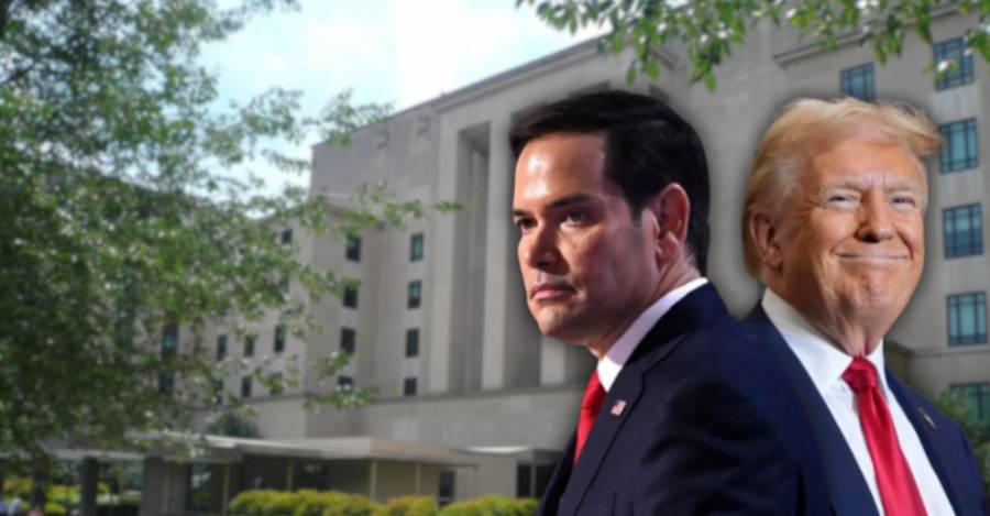 Marco Rubio y Donald Trump.