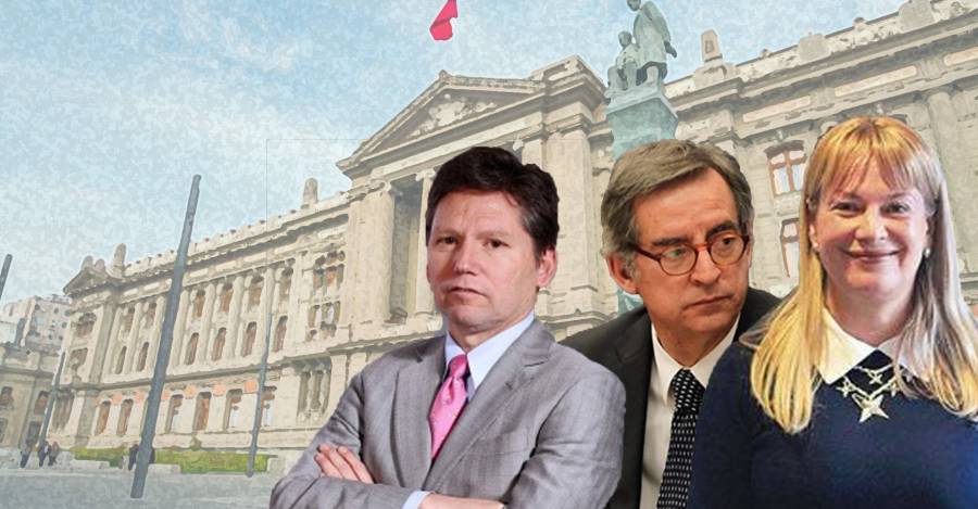 Jean Pierre Matus, Arturo Prado Puga, Ángela Vivanco.