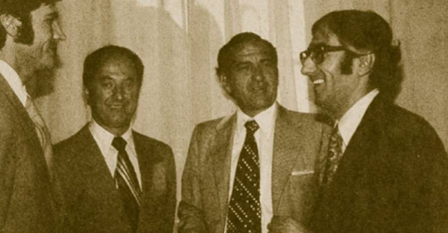 Sergio de la Cuadra, Sergio de Castro, Pablo Baraona y Álvaro Bardón.