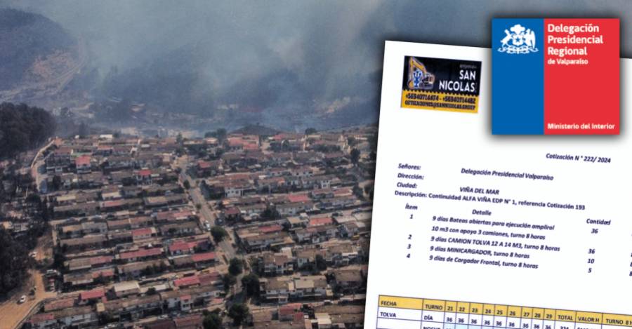 Megaincendio: joven de 20 años es el dueño de empresa cuestionada por contratos que suman $6.700 millones con la Delegación de Valparaíso