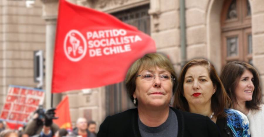 Michelle Bachelet, Paulina Vodanovic y Paula Narváez.