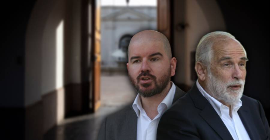 Giorgio Jackson y Carlos Montes.