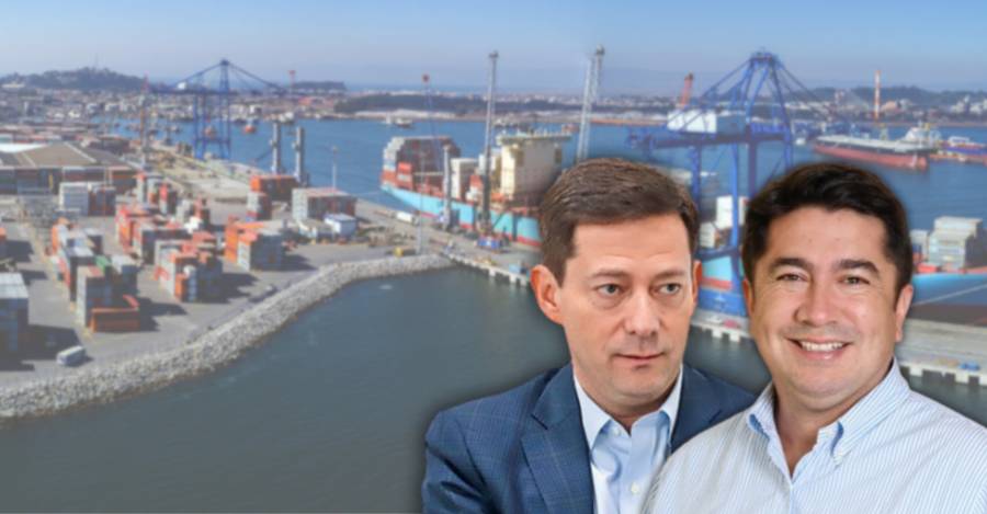 Nicolás Imschenetzky y Eduardo Saavedra.