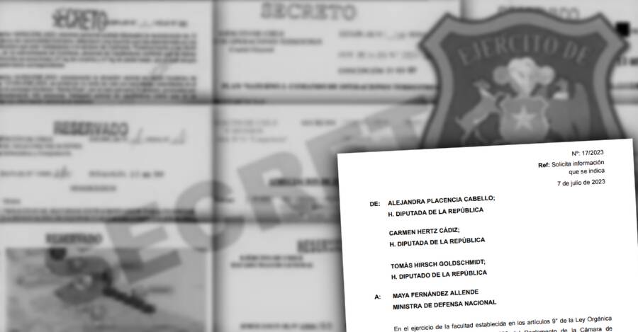 Oficio a ministra de Defensa Maya Fernández