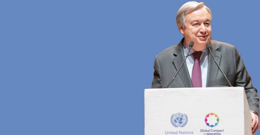 António Guterres, secretario general de la ONU.