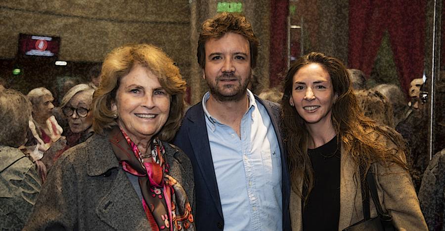Patricia Matte, Juan Luis Ossa Santa Cruz, Constanza Bollman Schele. Foto: El Mercurio