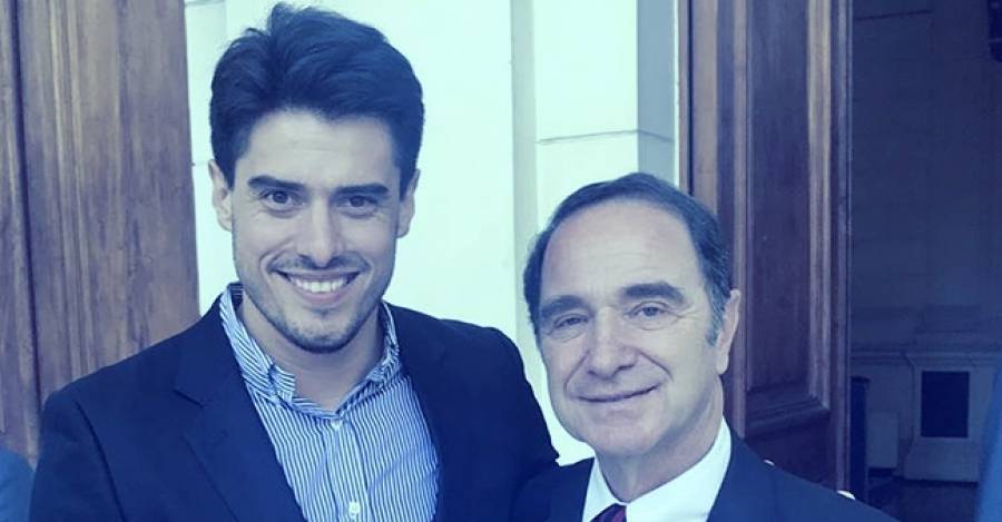 Jesús Osses y Hernán Larraín