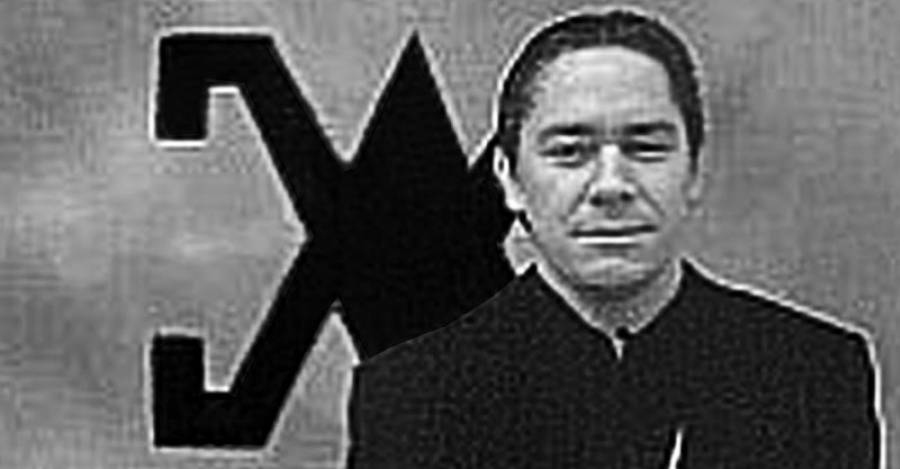 Un joven Pablo Rodríguez Grez, fundador de Patria y Libertad