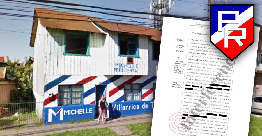 Partido Radical vende su sede de Villarrica a inmobiliaria.