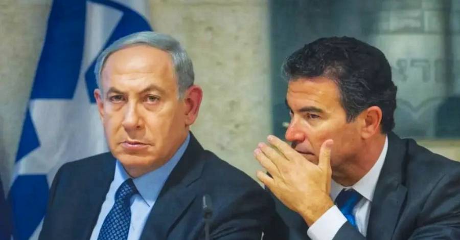 Netanyahu junto al ex director del Mossad, Yossef Cohen
