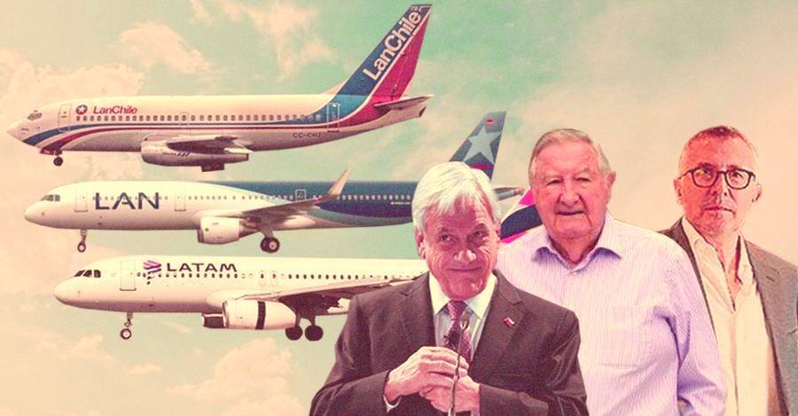 Piñera y los Cueto, socios históricos de Latam