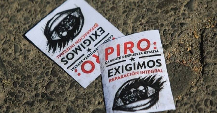 Panfletos en la toma del Programa Integral de Reparación Ocular en 2021 / Foto: laizquierdadiario.cl