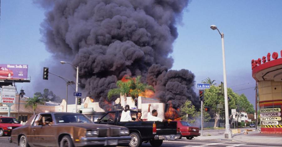 Los Angeles, protestas de 1992. Foto: Getty