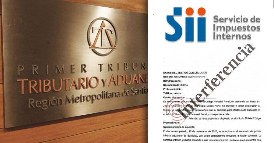 Declaración en caso de Corrupción en el TTA.