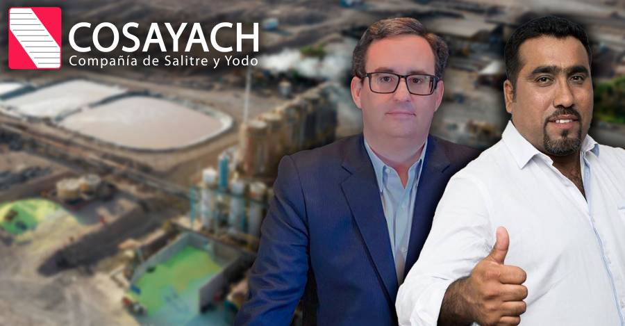 Francisco Javier Errázuriz Ovalle y el alcalde Richard Godoy.