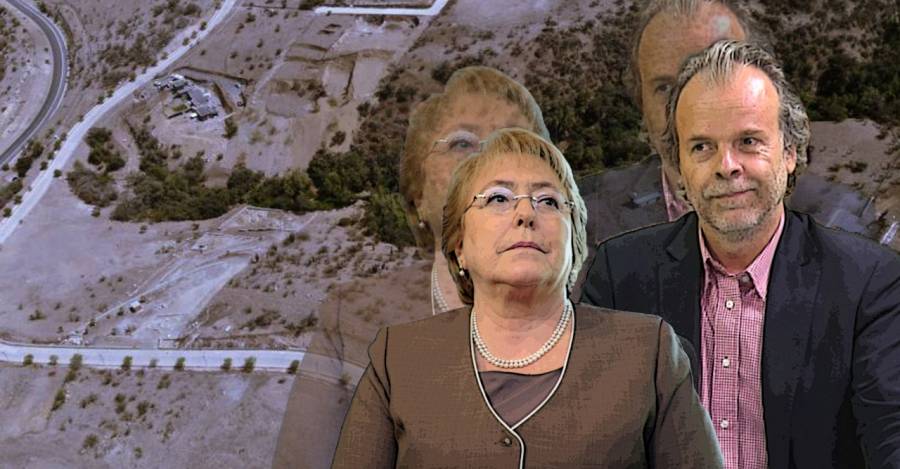 Ex presidenta Michelle Bachelet y ex seremi metropolitano de Vivienda y Urbanismo, Aldo Ramaciotti.