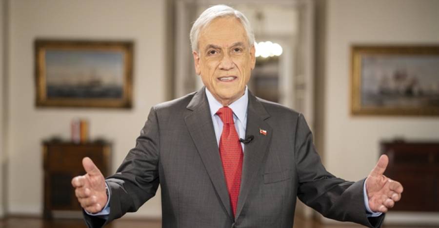 Sebastián Piñera en cadena nacional anoche