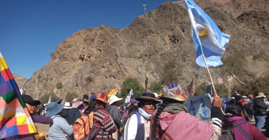 Protestas en Jujuy, Argentina. Foto: Originarios.ar.