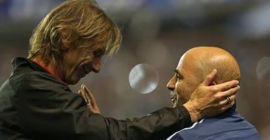 Ricardo Gareca y Jorge Sampaoli.