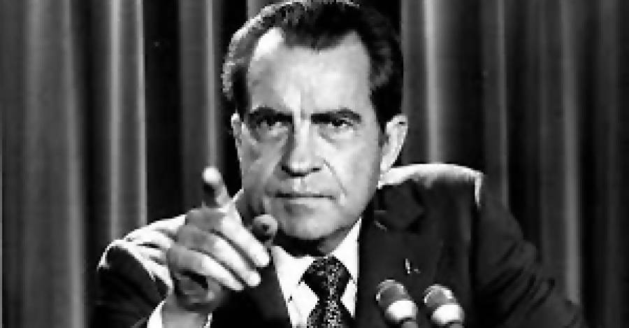 Richard Nixon, presidente de EE.UU.