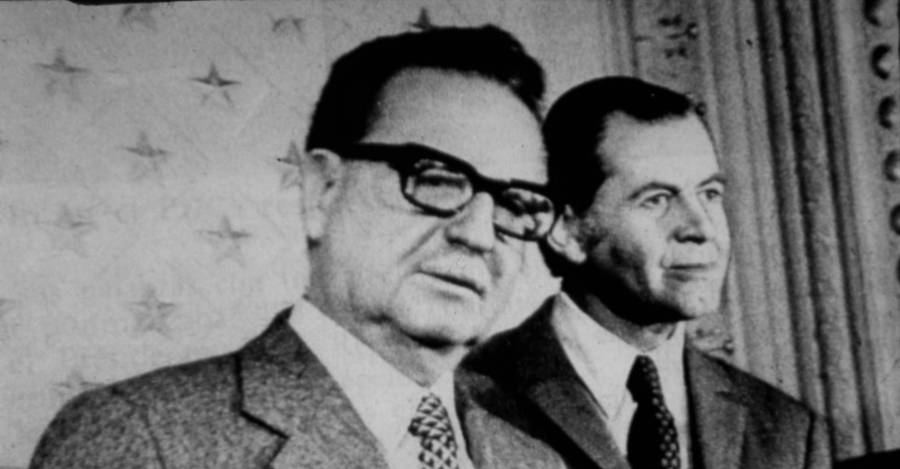 Salvador Allende y Patricio Aylwin.