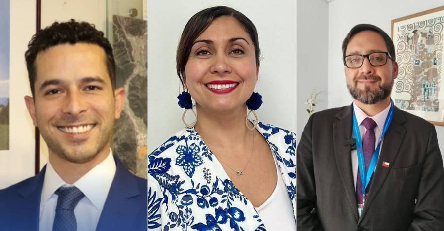 Sebastián Norambuena, Kattia Durán y Juan Carlos Meléndez
