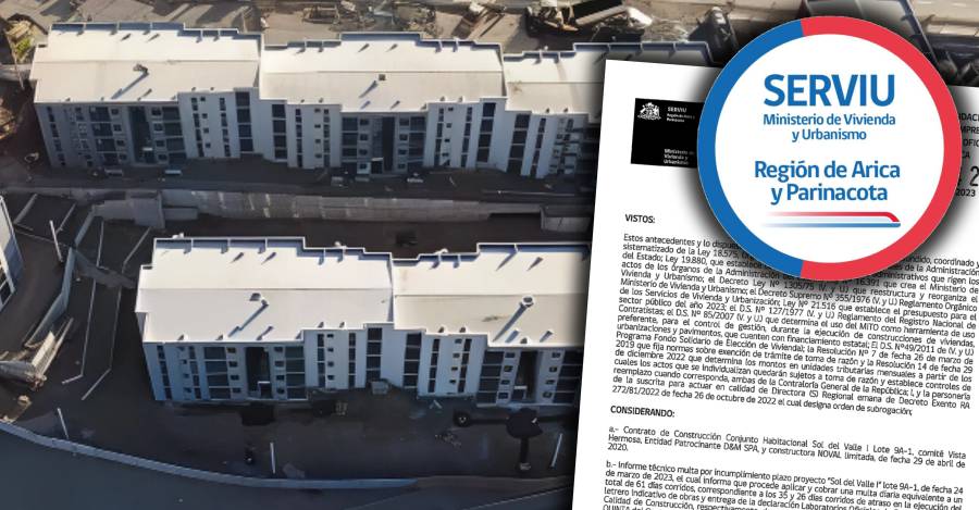 Denuncian al Serviu de Arica.
