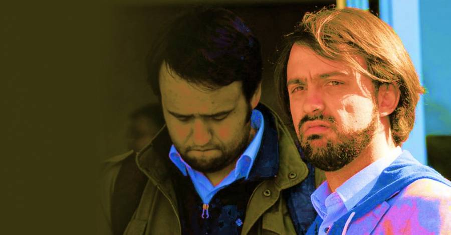 Paulo Gómez (a la izquierda) y Jorge Sharp (a la derecha)