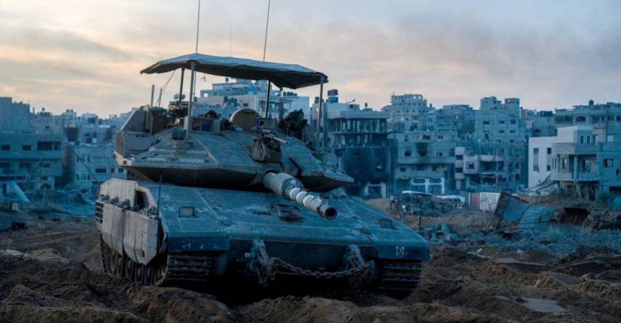 Tanque israelí Merkava.