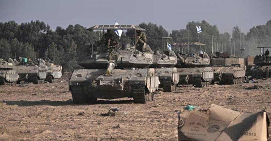 Tanques en Gaza