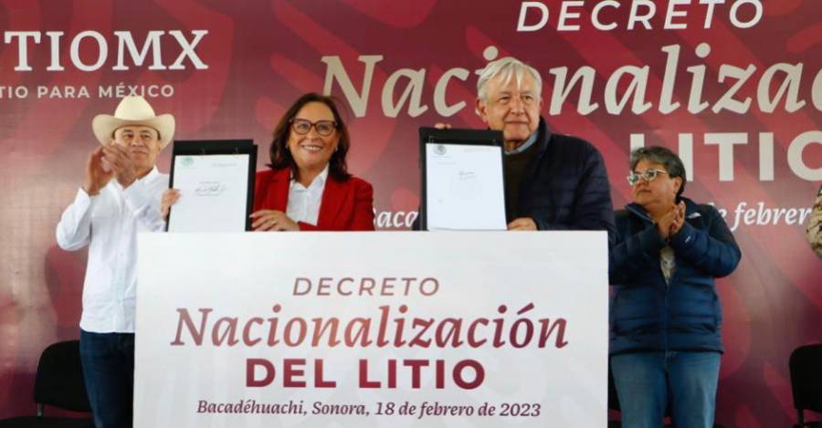 Nacionalización del litio en México.