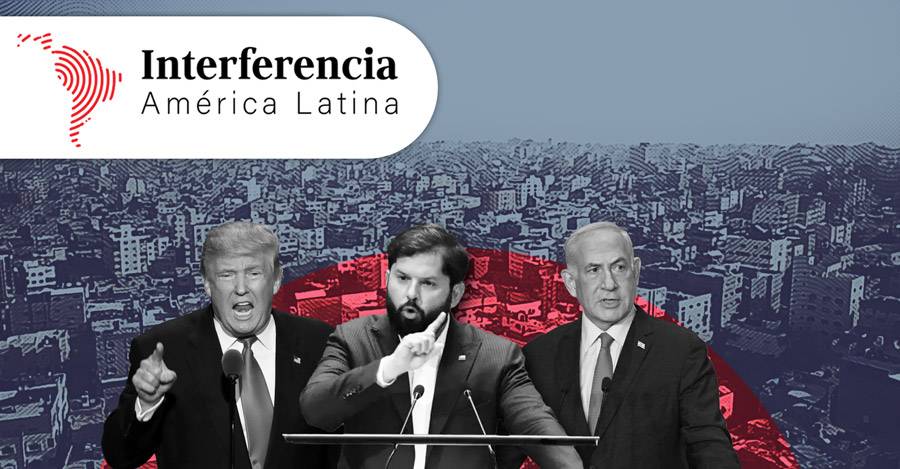 Donald Trump, Gabriel Boric y Benjamin Netanyahu.