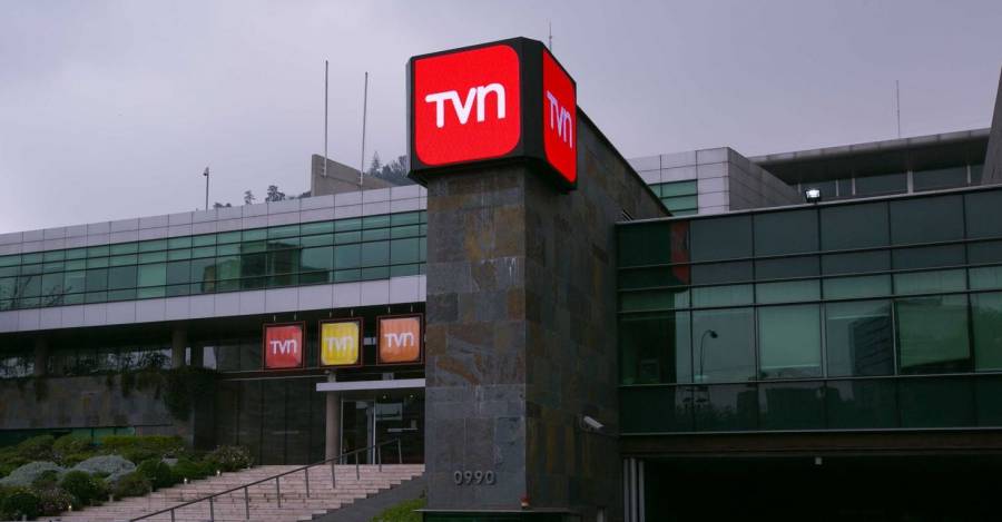 Frontis del edificio de TVN