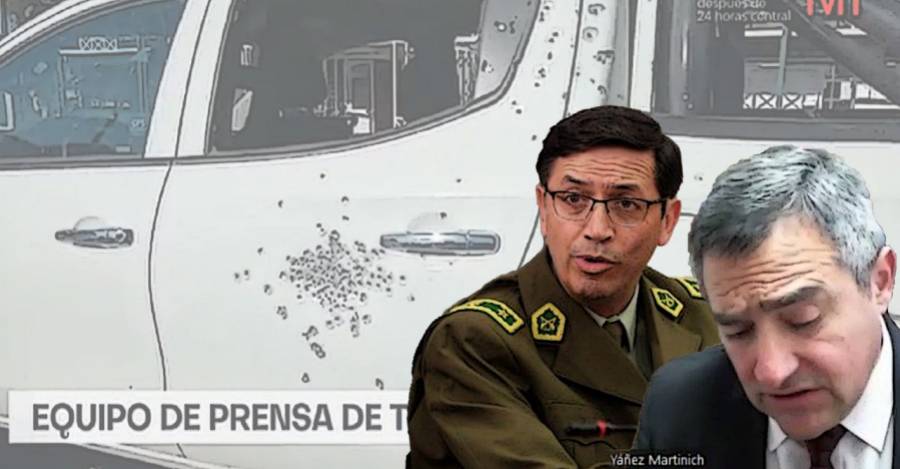 Luigi Lopresti, jefe de la Dipolcar y Fiscal Juan Yáñez